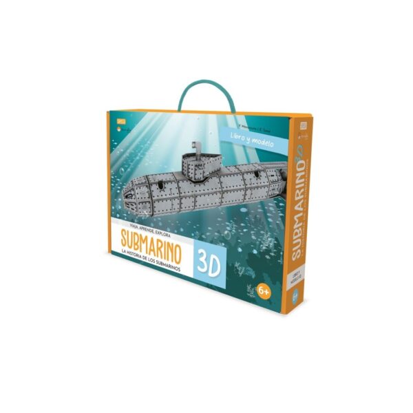 submarino, maqueta + libro