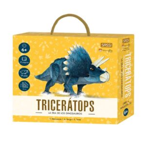triceratops libro + maqueta