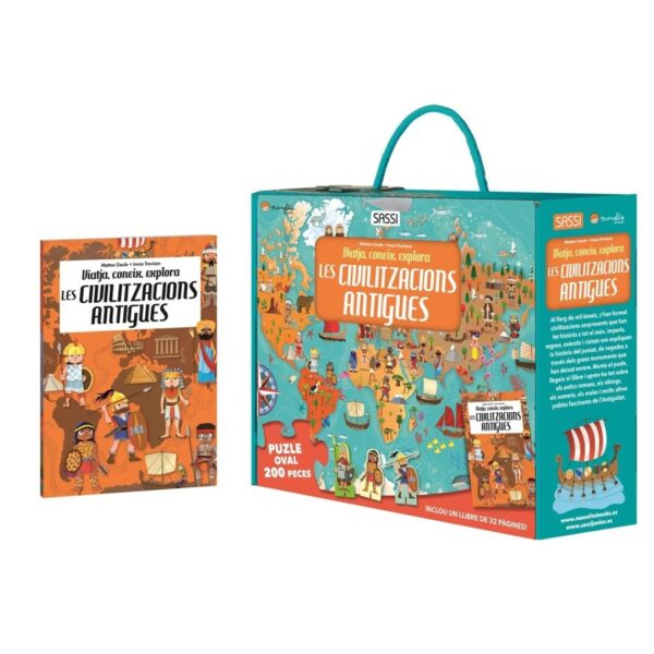 civilizaciones antiguas , libro puzle