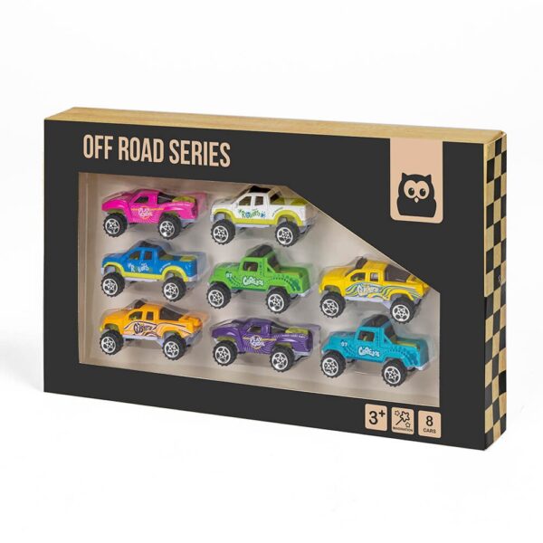 Surtido coches todoterreno Metal Cars - 8 unidades - Imagen 4