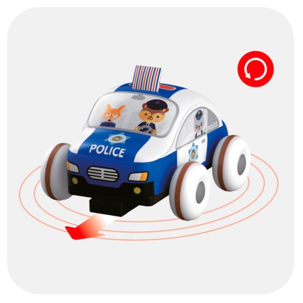 Coche de policÌa blando con radiocontrol - Imagen 2