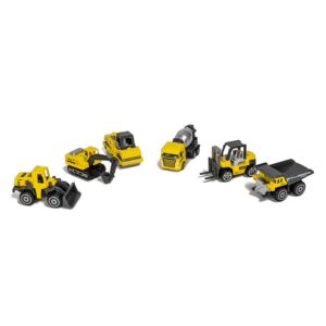 Surtido camiones de construcción metal 6 unidades
