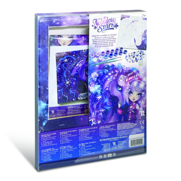 Lienzo Pinta por Números de Nebulia y su Caballo - Imagen 5