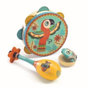set musical  de percusion de madera