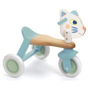 triciclo gato madera